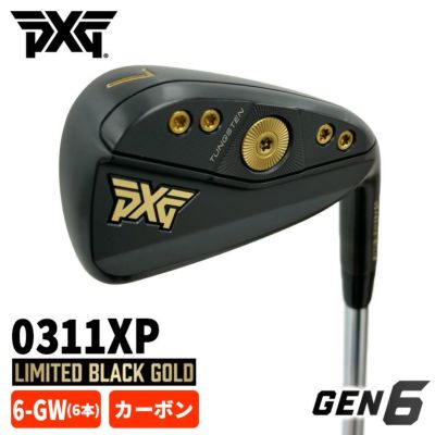 数量限定ゴールドカラー登場！
  
  【数量限定】PXG GEN6 0311XP アイアンLIMITED BLACK GOLD ゴールド【#6-GW 6本組セット・カーボン】