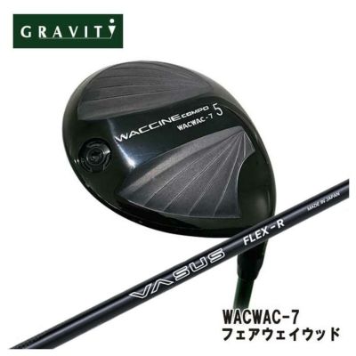 「ハイドローで飛ばす」つかまる高弾道ヘッド！ 
  
  【特注】GRAVITY グラビティーWACWAC-7 フェアウェイウッドクレイジー(CRAZY)VASUS ヴァーサス