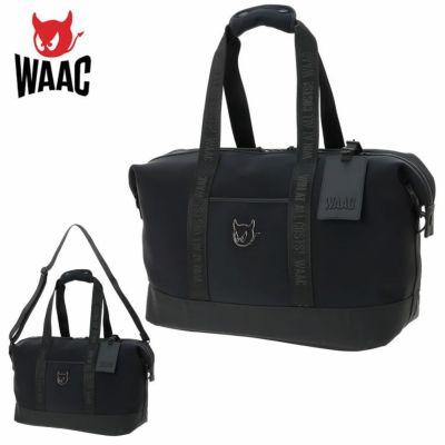 送料無料！
  
  WAAC ワックユニセックス ボストンバッグ ブラックUNISEX 072244800 ゴルフ