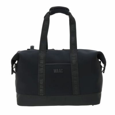  送料無料！
  
  WAAC ワックユニセックス ボストンバッグ ブラックUNISEX 072244800 ゴルフ